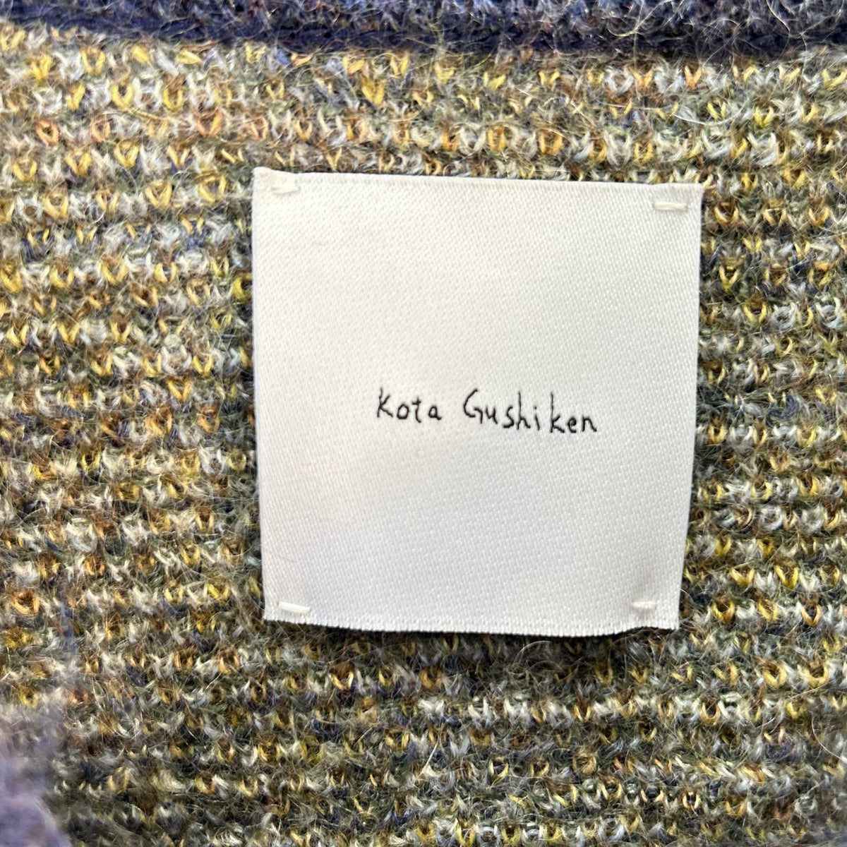 Kota Gushiken AW22 Starry Night Mohair Sweater Blue Size 2