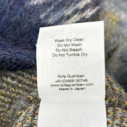 Kota Gushiken AW22 Starry Night Mohair Sweater Blue Size 2