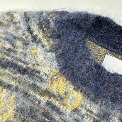 Kota Gushiken AW22 Starry Night Mohair Sweater Blue Size 2