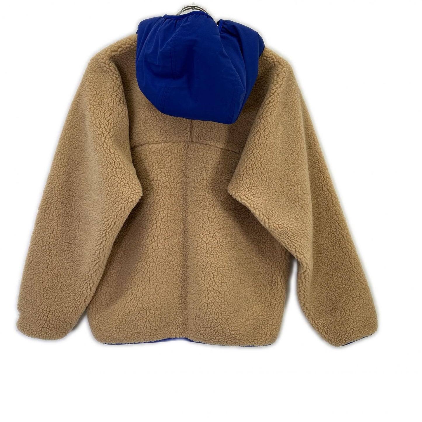 STANDARD CALIFORNIA Hooded Pile Fleece Jacket Beige Size S