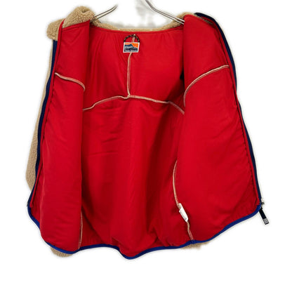 STANDARD CALIFORNIA Hooded Pile Fleece Jacket Beige Size S
