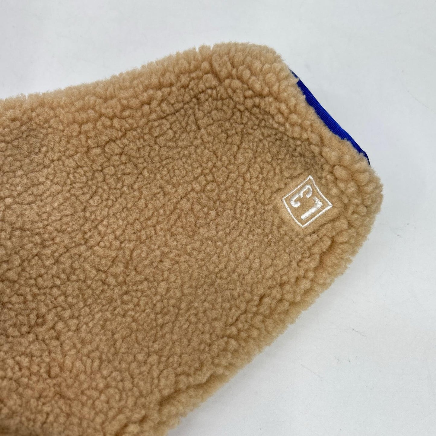 STANDARD CALIFORNIA Hooded Pile Fleece Jacket Beige Size S