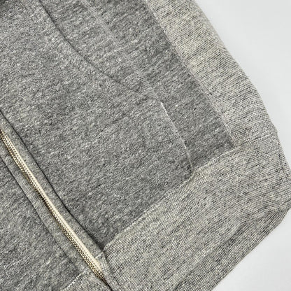 STANDARD CALIFORNIA Cotton Zip-Up Hoodie Gray Size S