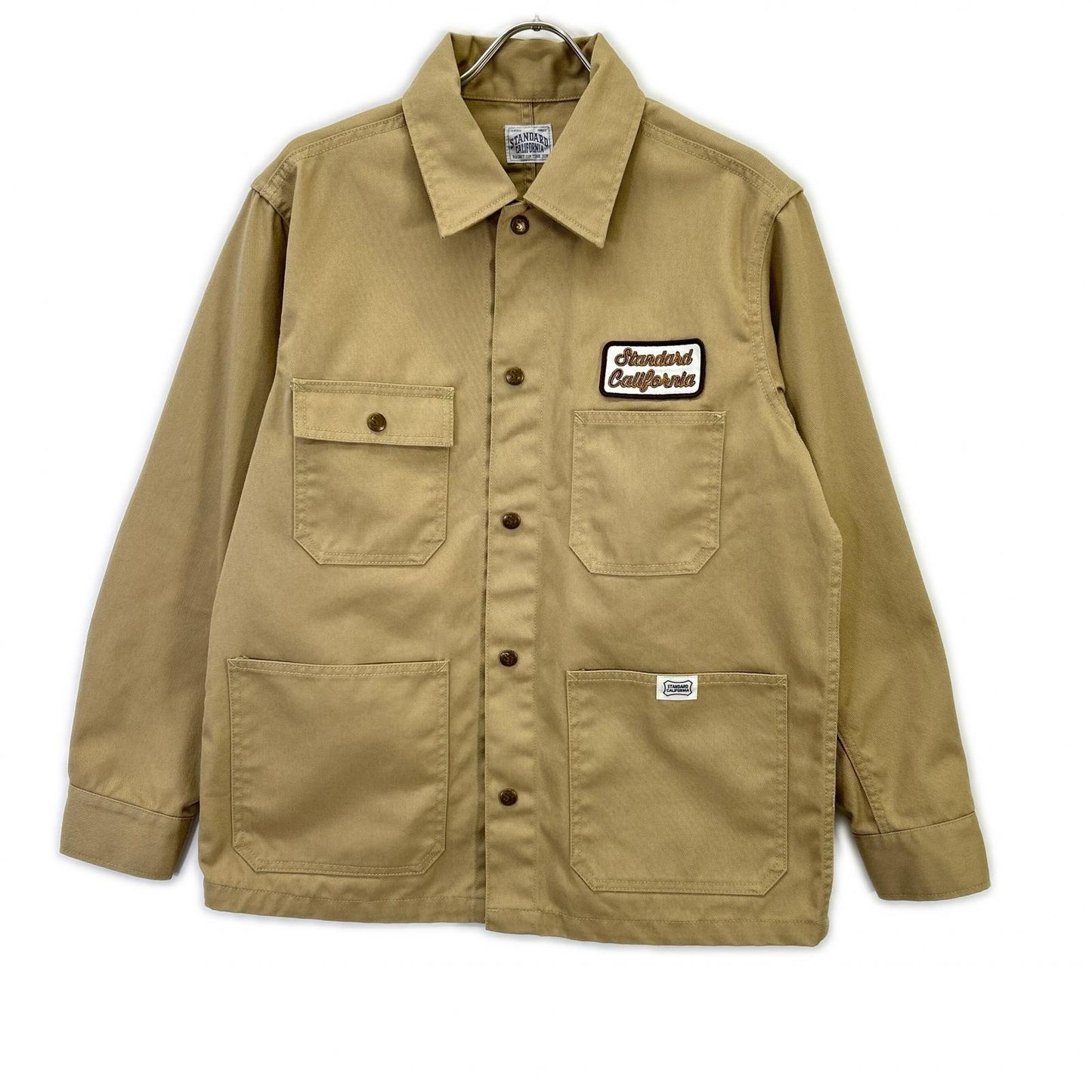 STANDARD CALIFORNIA Beige Coverall Jacket Polyester Size S