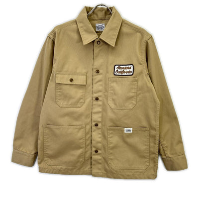 STANDARD CALIFORNIA Beige Coverall Jacket Polyester Size S