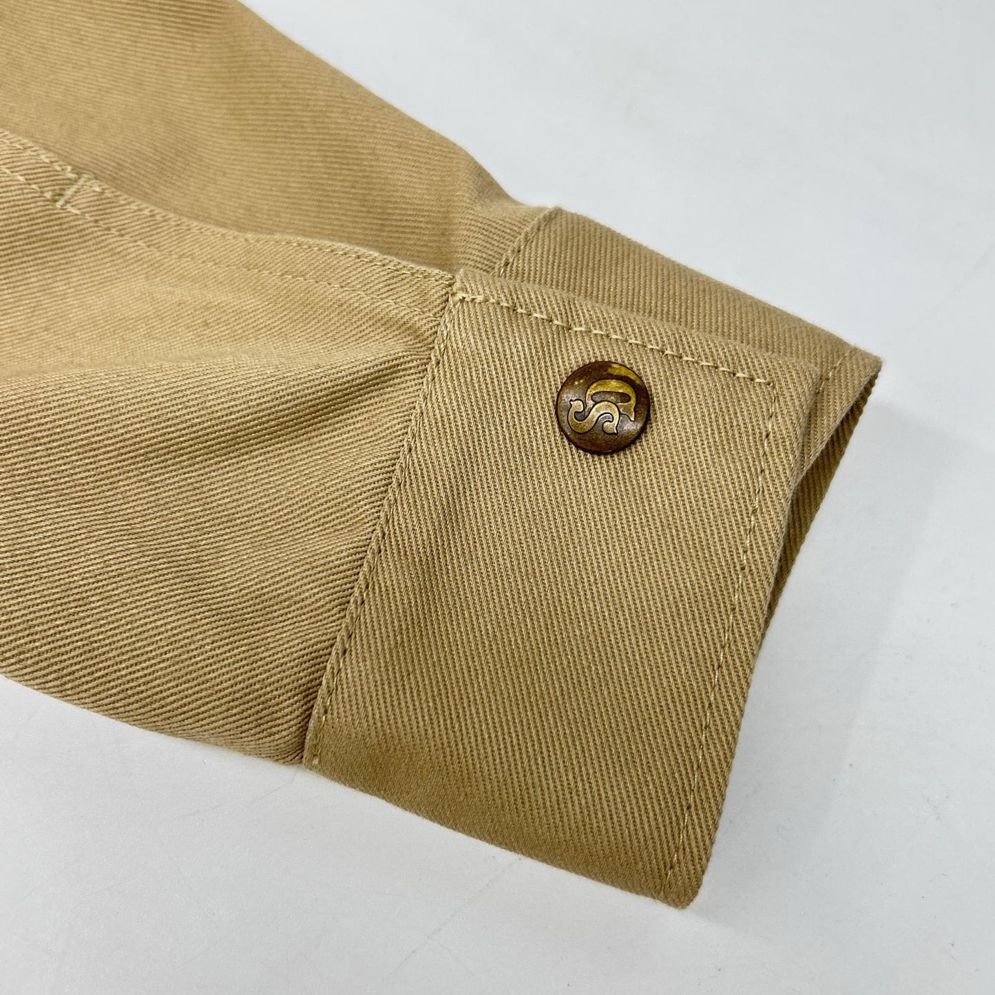 STANDARD CALIFORNIA Beige Coverall Jacket Polyester Size S