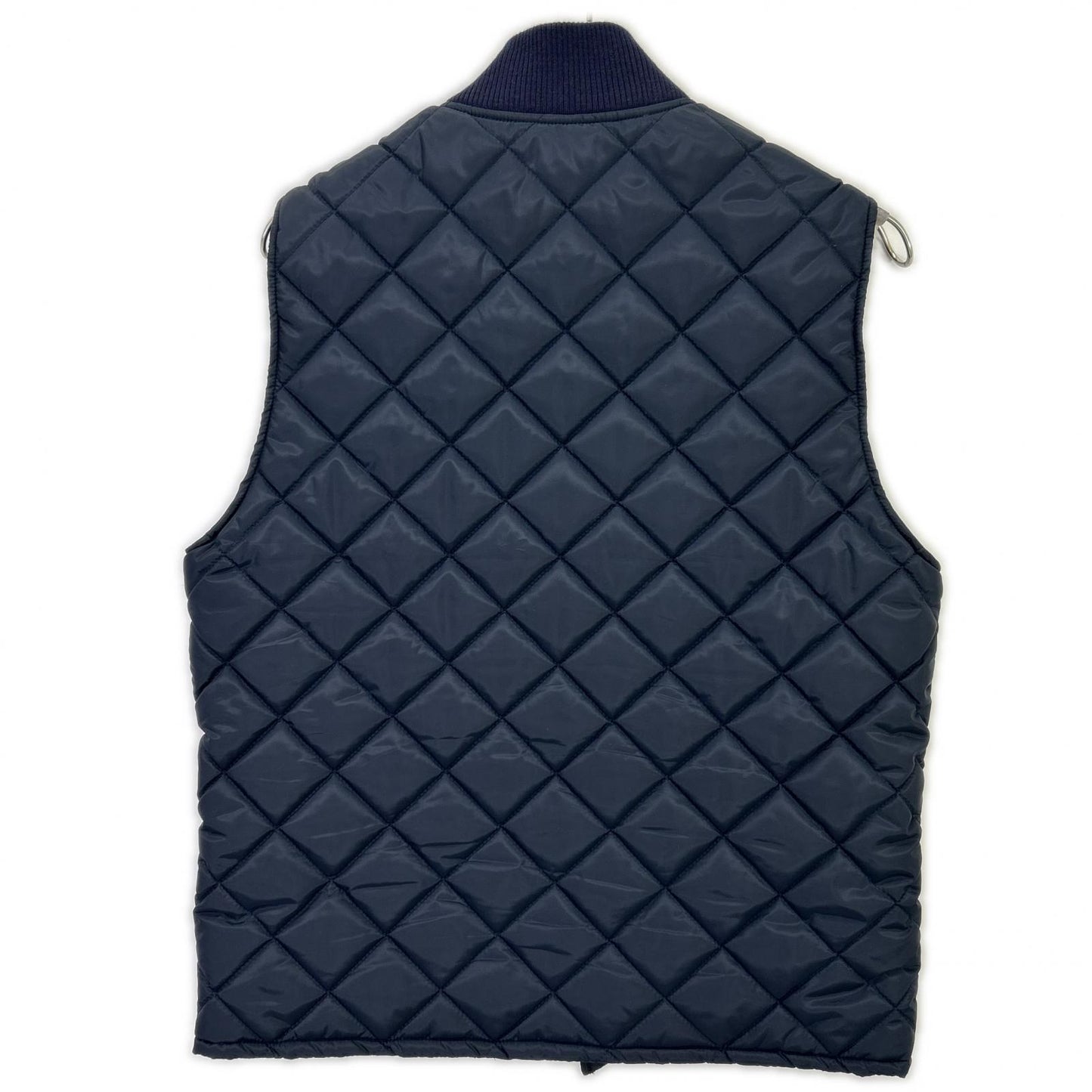 STANDARD CALIFORNIA Navy Patch Quilted Vest Polyester Size S