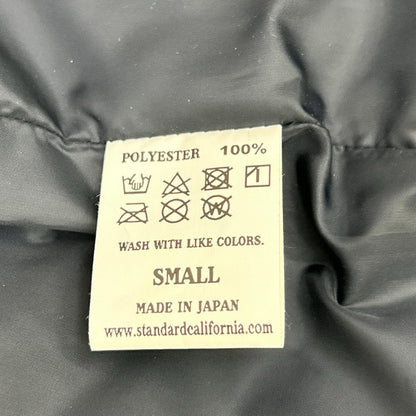 STANDARD CALIFORNIA Navy Patch Quilted Vest Polyester Size S