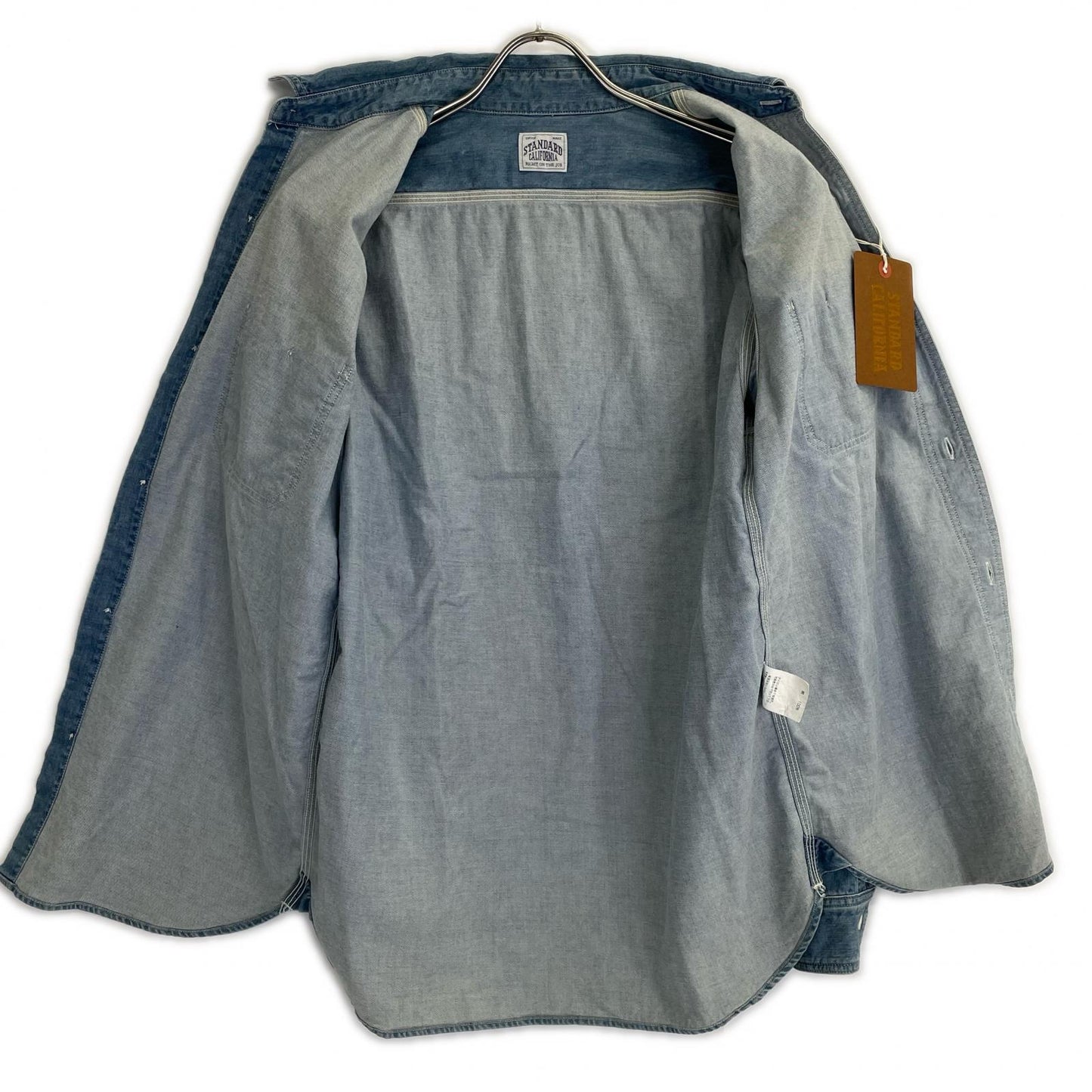 STANDARD CALIFORNIA Indigo Denim Work Shirt Cotton Size S
