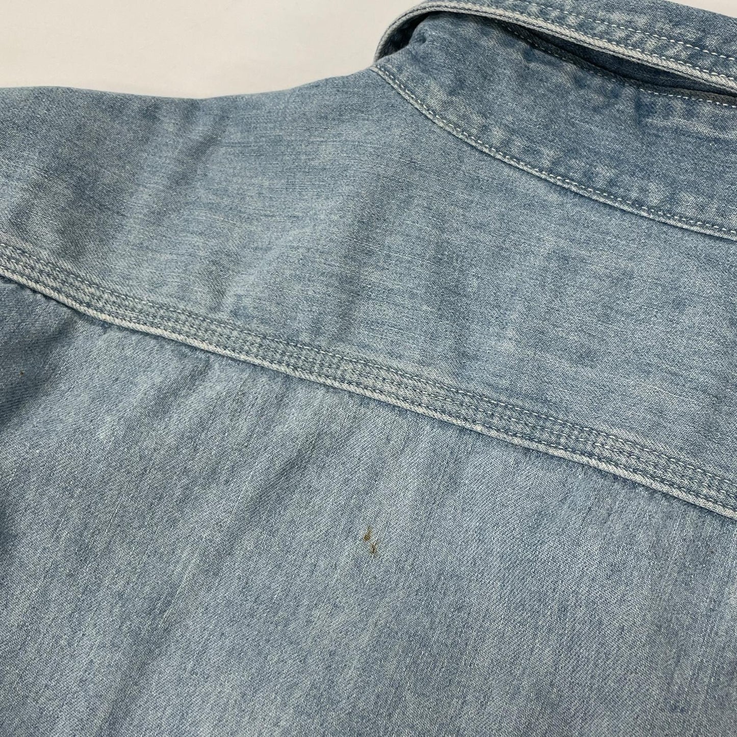 STANDARD CALIFORNIA Indigo Denim Work Shirt Cotton Size S