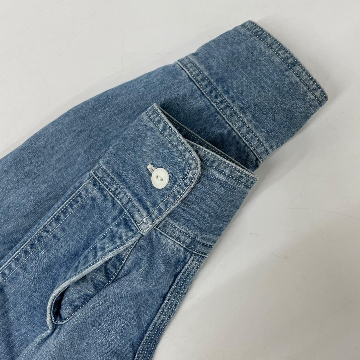 STANDARD CALIFORNIA Indigo Denim Work Shirt Cotton Size S