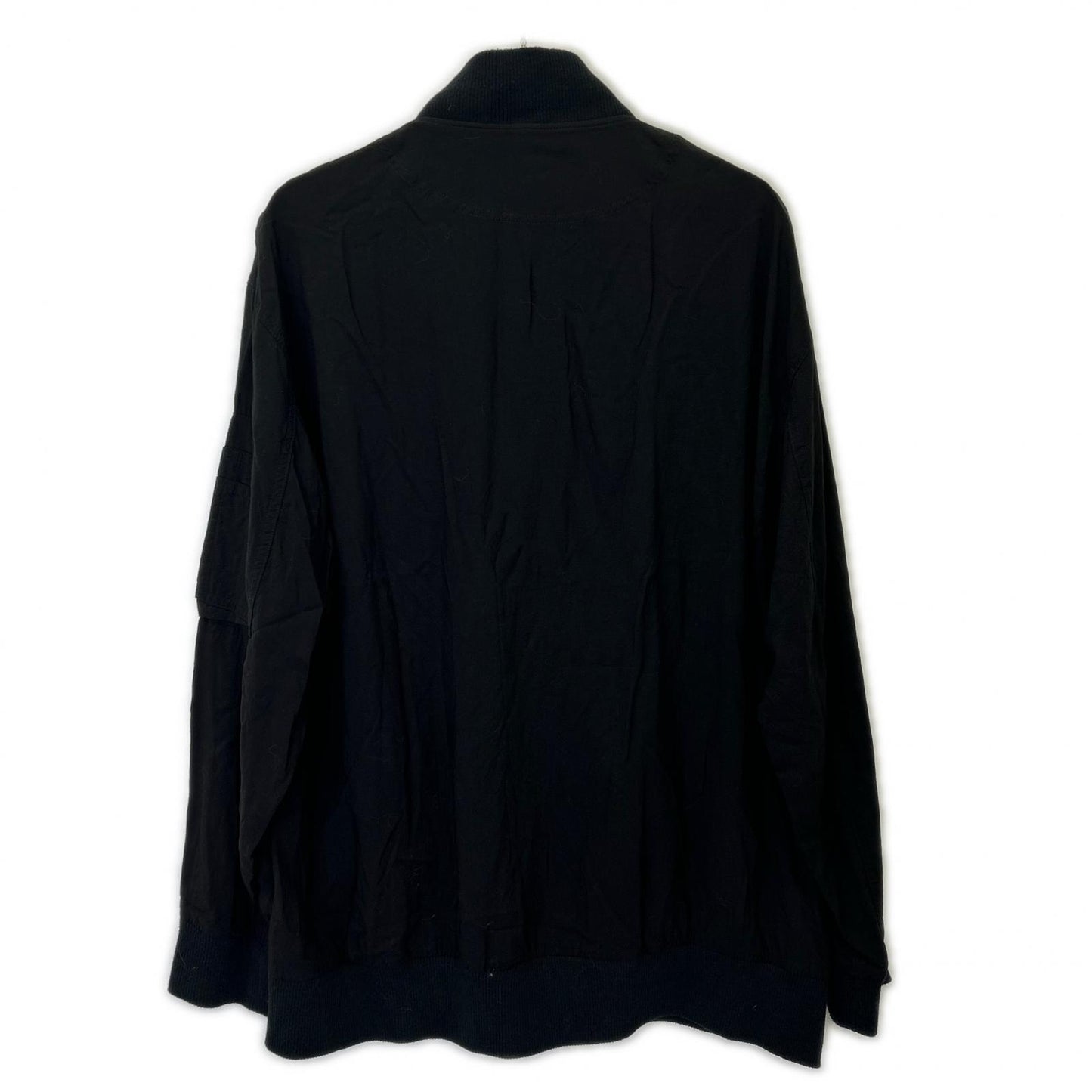 Ground Y Black Front Tuck MA-1 Bomber Jacket Size 3