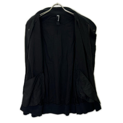 Ground Y Black Front Tuck MA-1 Bomber Jacket Size 3