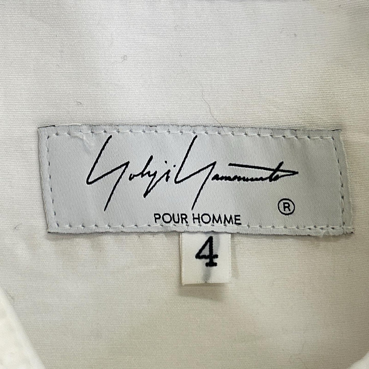 Yohji Yamamoto PH FW24 Circular Rib Long Sleeve Shirt Size 4