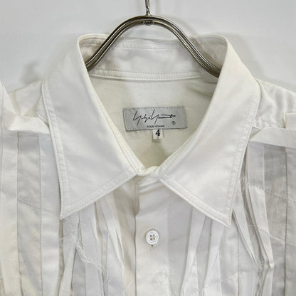 Yohji Yamamoto PH FW24 Circular Rib Long Sleeve Shirt Size 4
