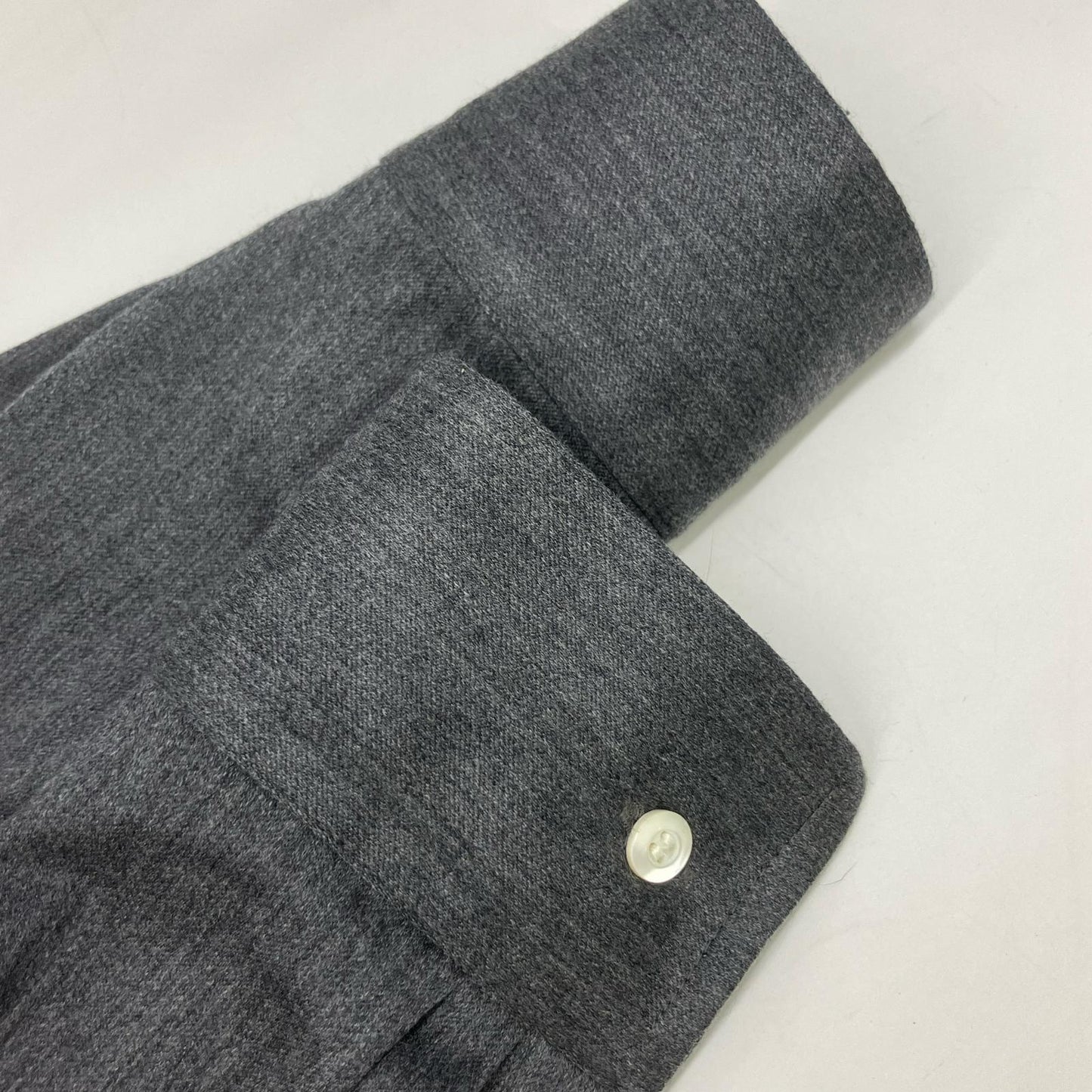 F IS FOR FENDER Gray Wool Telecaster Zipper Shirt Size 3