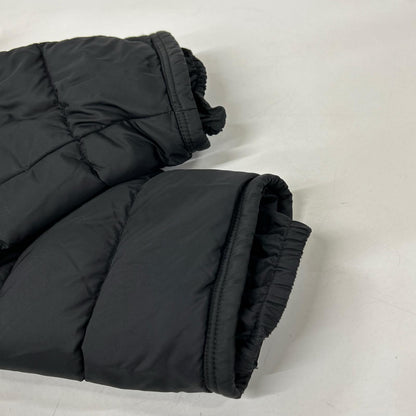 MONCLER CLUNY Fur Hooded Down Jacket Black Size 1