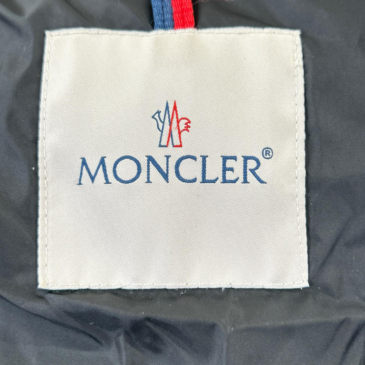MONCLER CLUNY Fur Hooded Down Jacket Black Size 1