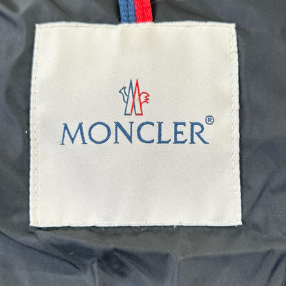 MONCLER CLUNY Fur Hooded Down Jacket Black Size 1