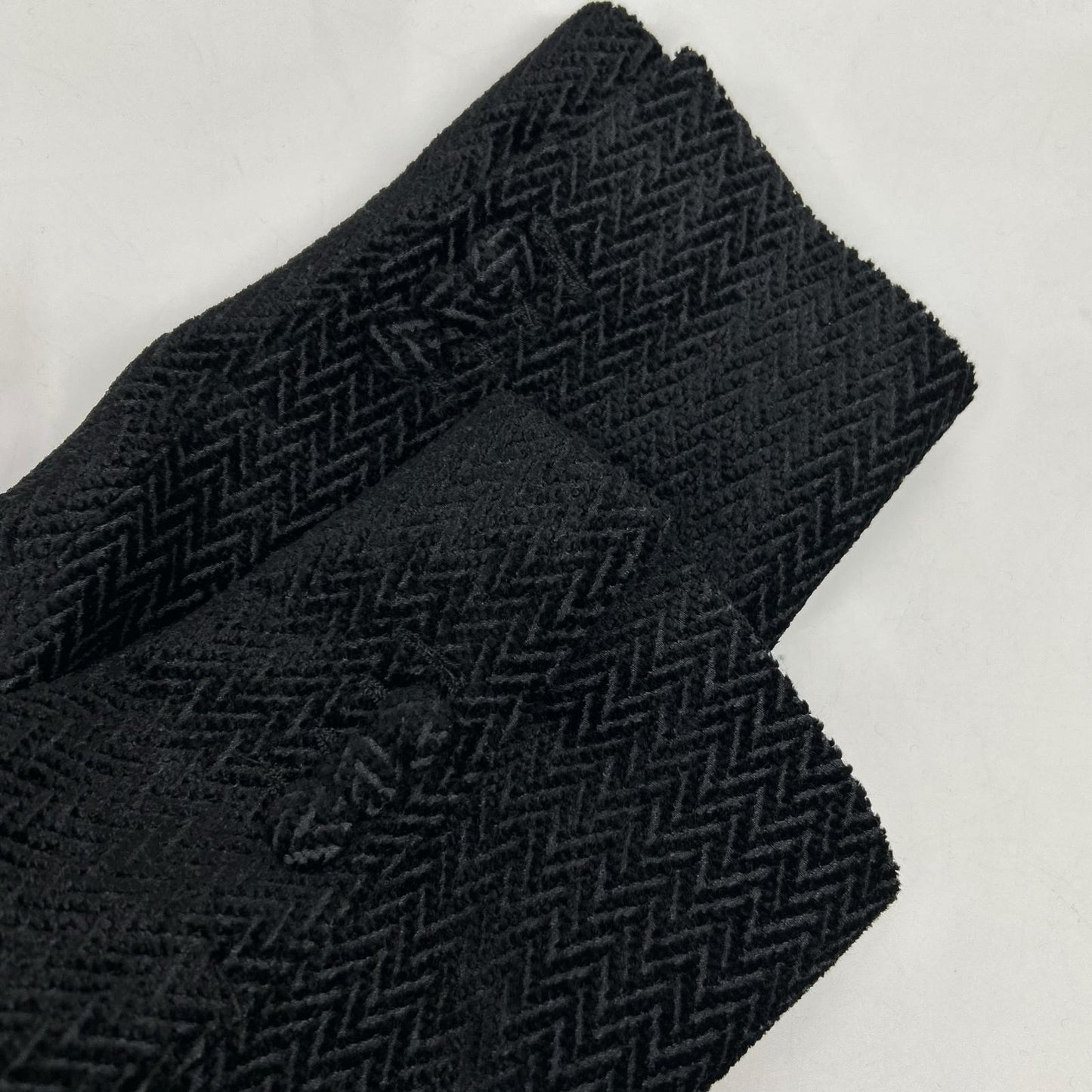 Gabriele Pasini Black Herringbone Lapel Jacket Size 46