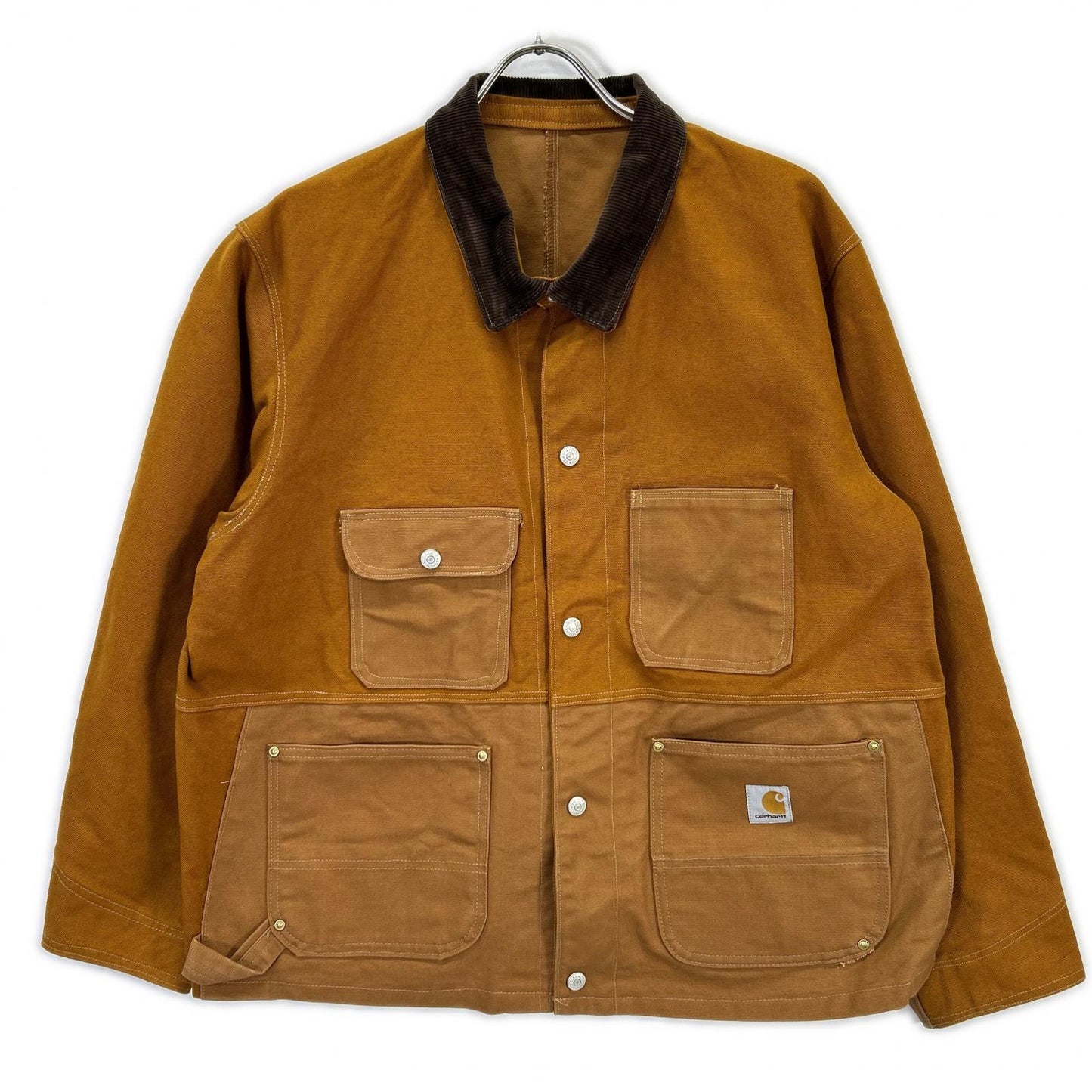 THRIFTY LOOK Carhartt Remake Coverall Jacket Beige Size M