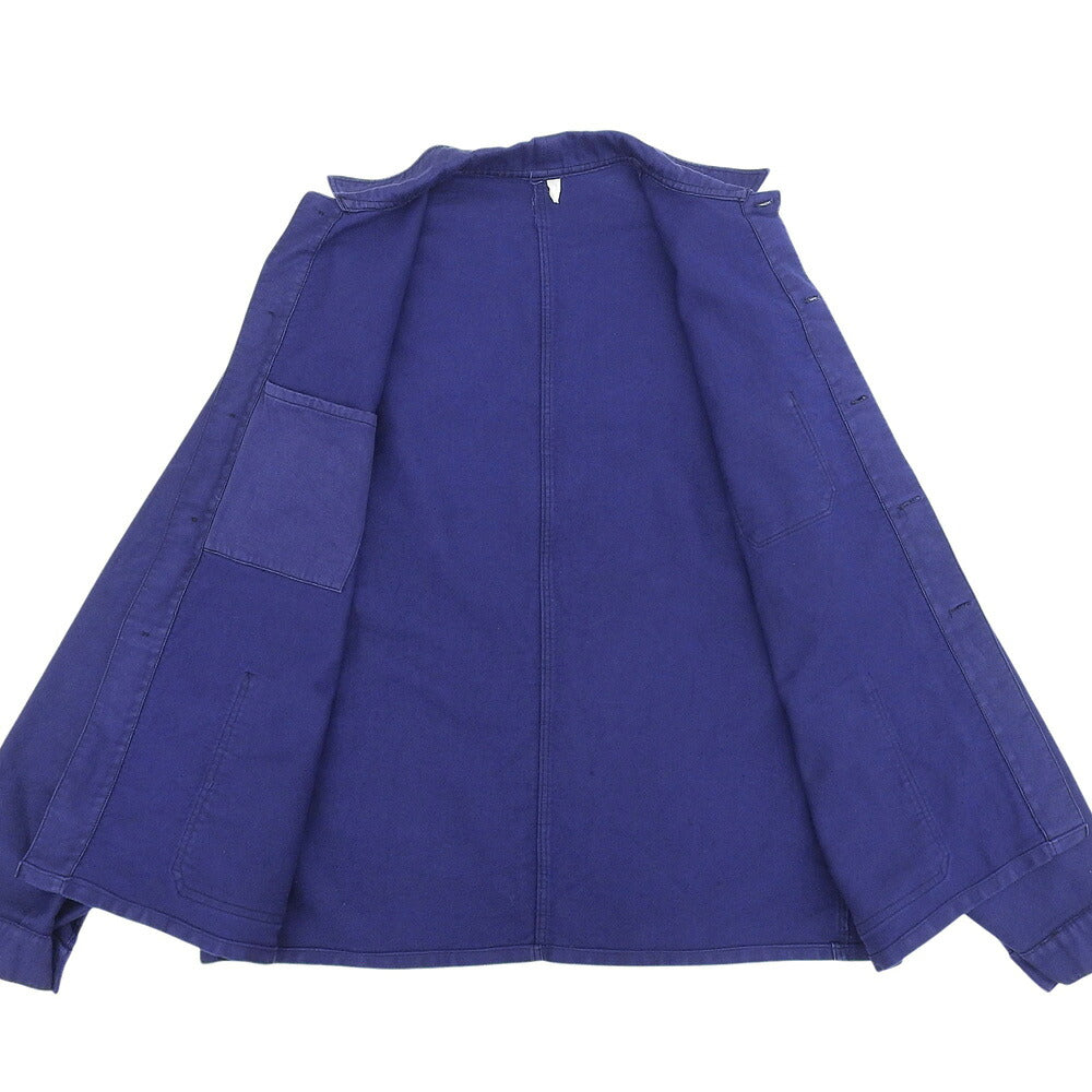 VINTAGE Moleskin French Coverall Jacket Navy