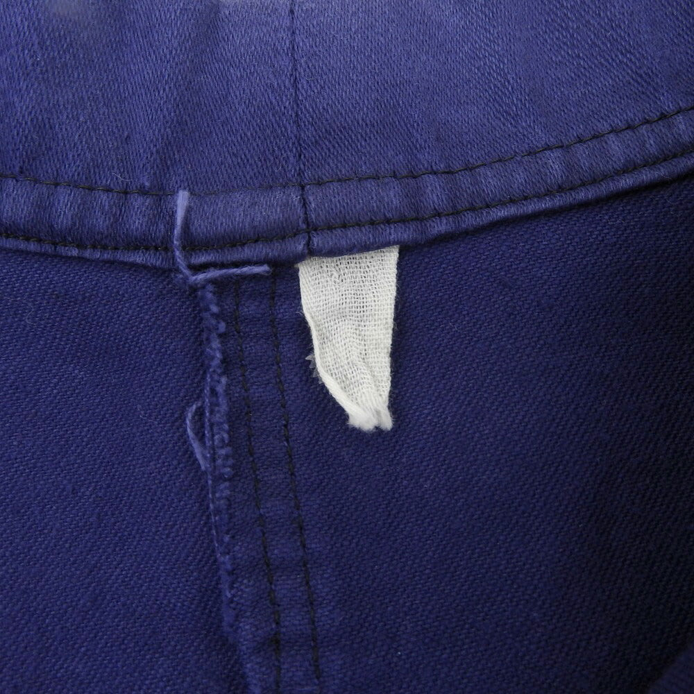 VINTAGE Moleskin French Coverall Jacket Navy