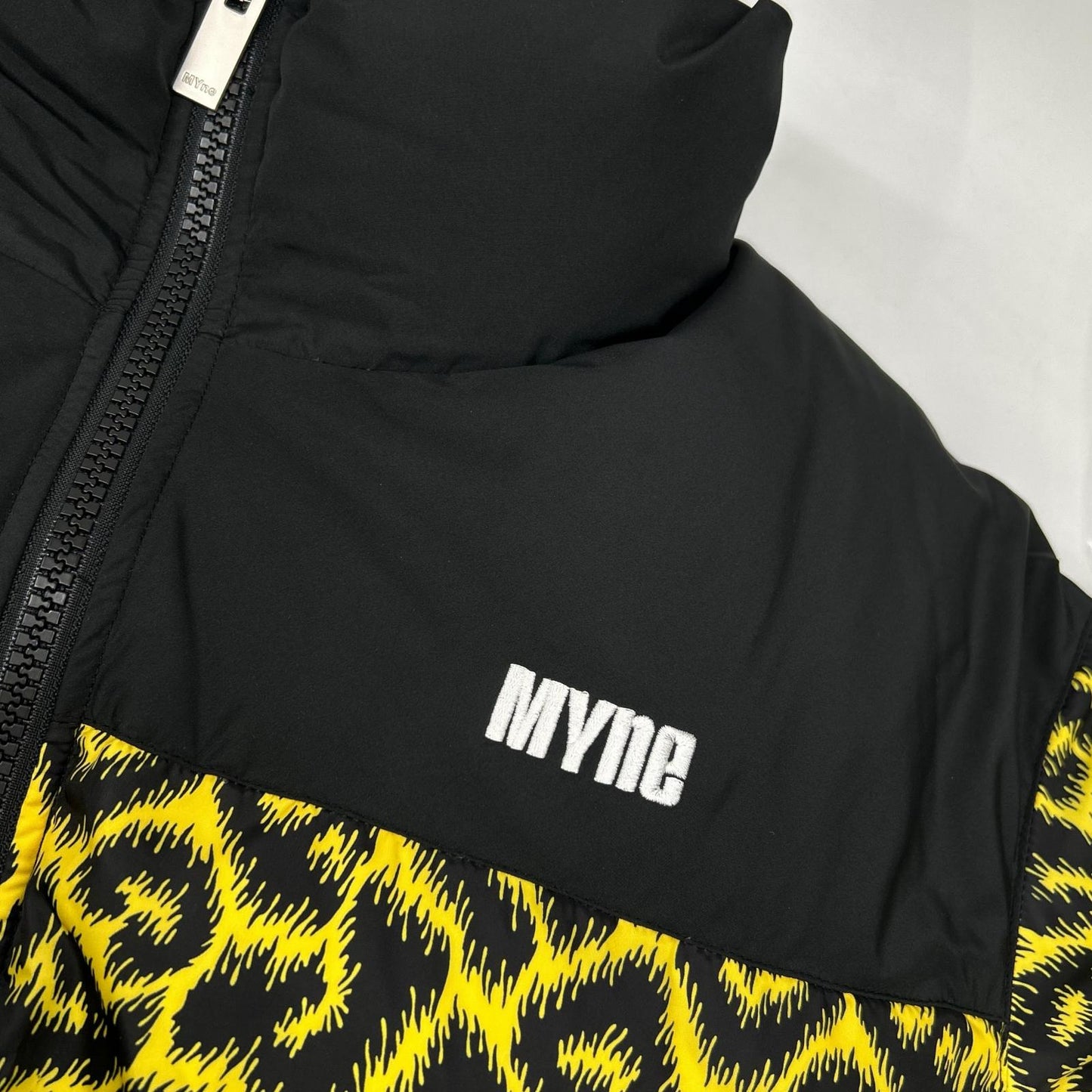 MIHARAYASUHIRO MYne Leopard Print Jacket Black/Yellow Size S