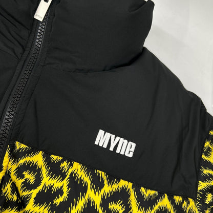 MIHARAYASUHIRO MYne Leopard Print Jacket Black/Yellow Size S