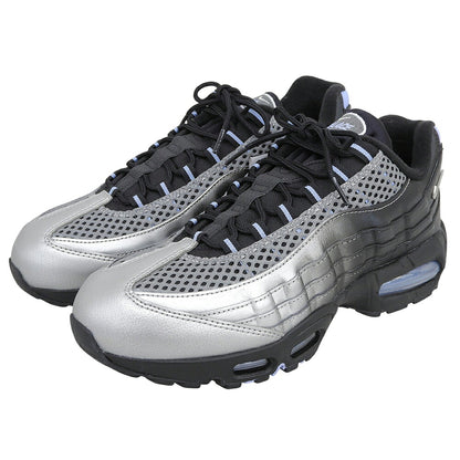 NIKE Air Max 95 Sneakers Black/Silver Size 29.5