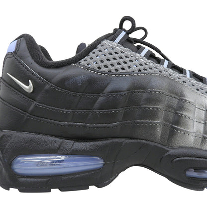 NIKE Air Max 95 Sneakers Black/Silver Size 29.5