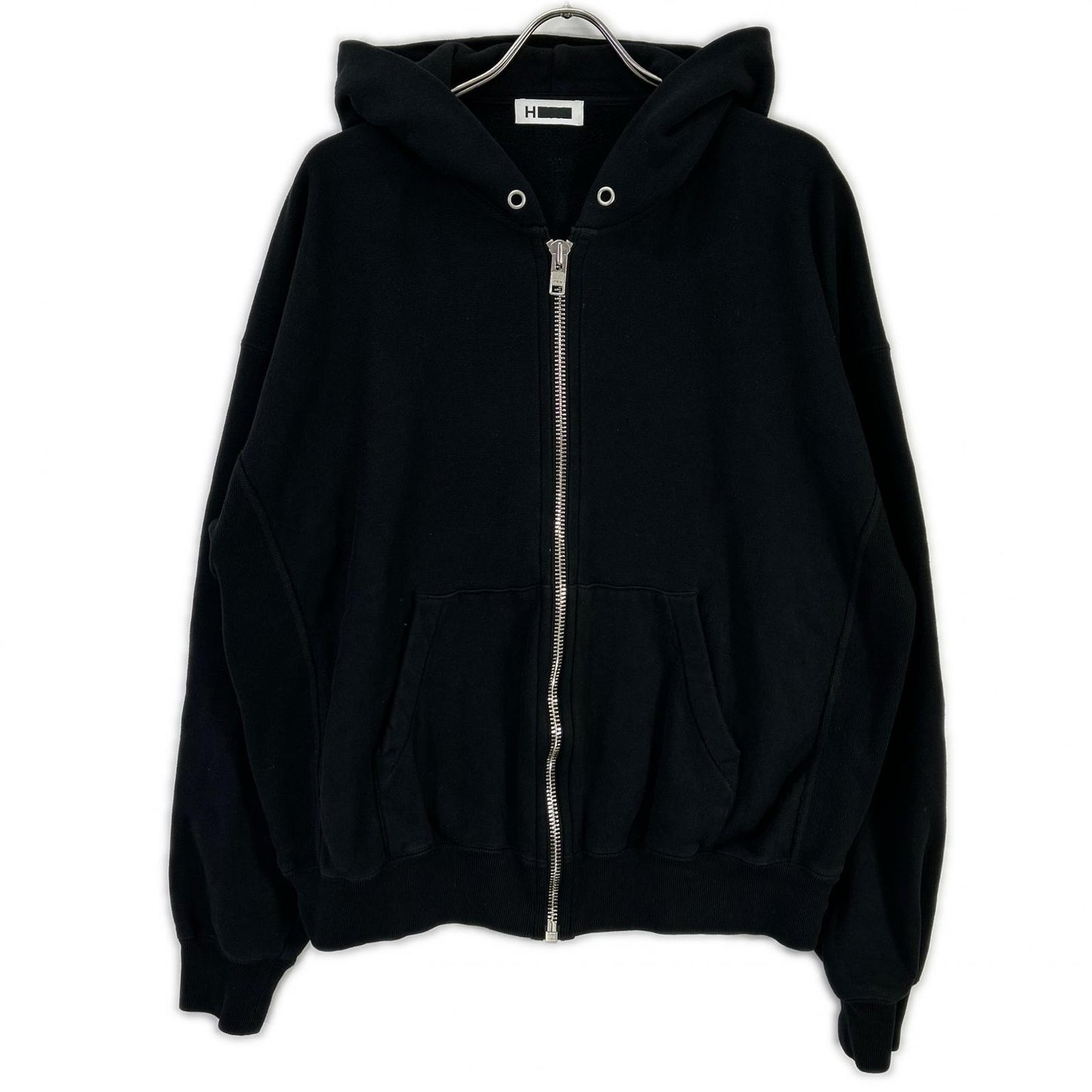 H BEAUTY Cruiser Cotton Zip Hoodie Black Size M
