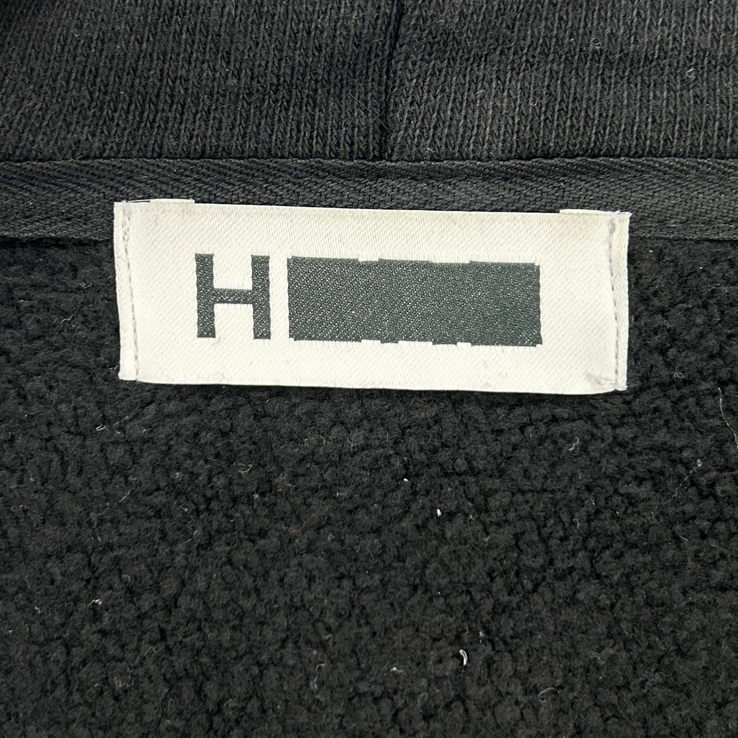 H BEAUTY Cruiser Cotton Zip Hoodie Black Size M