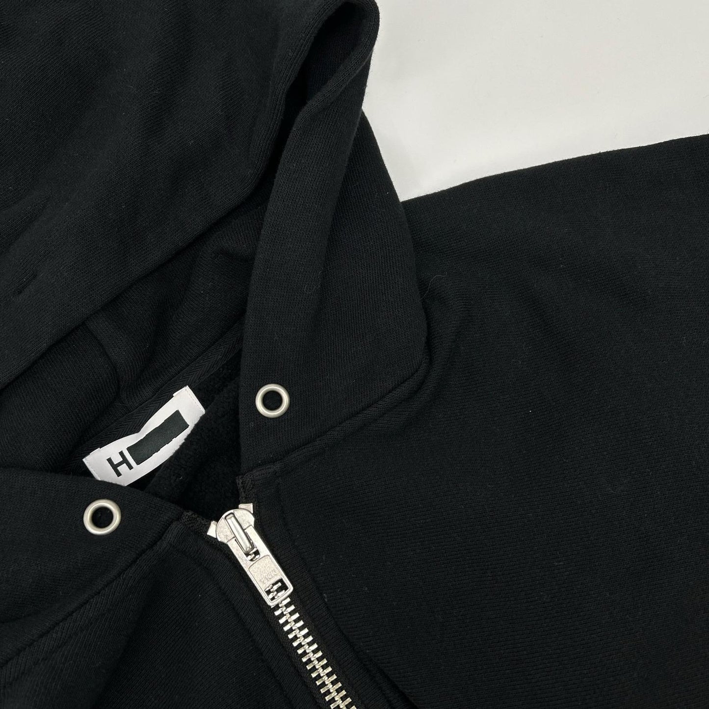 H BEAUTY Cruiser Cotton Zip Hoodie Black Size M