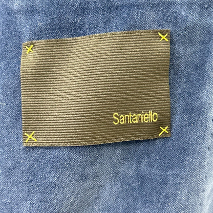 Santaniello Cotton Velour Jacket Blue Size 48