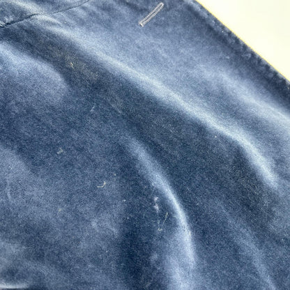 Santaniello Cotton Velour Jacket Blue Size 48