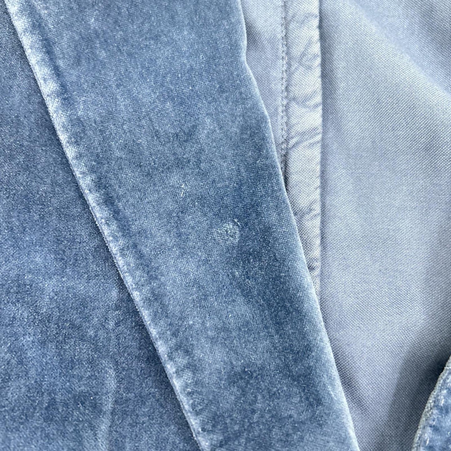 Santaniello Cotton Velour Jacket Blue Size 48