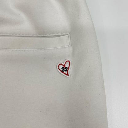 SWEET YEARS Embroidery Logo Sweat Suit Set White Size L