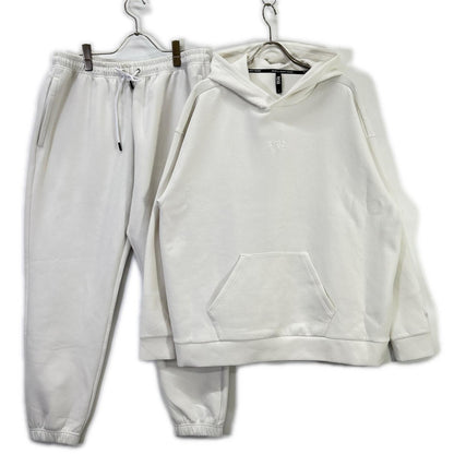 SWEET YEARS Embroidery Logo Sweat Suit Set White Size L