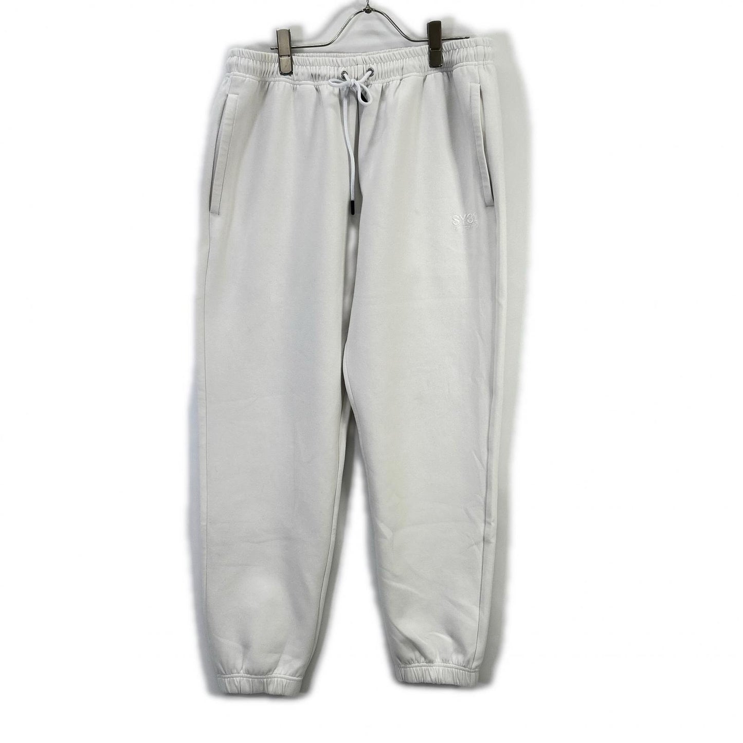 SWEET YEARS Embroidery Logo Sweat Suit Set White Size L