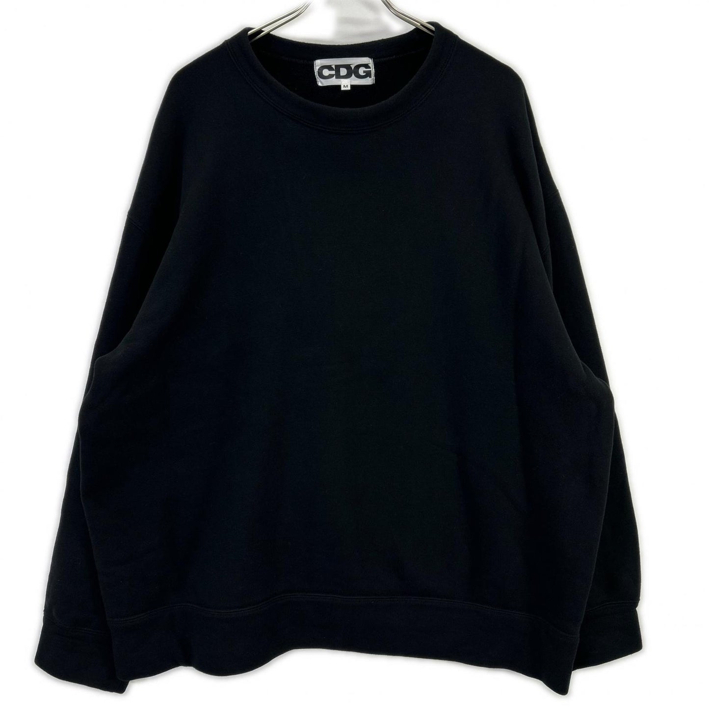 CDG Cotton Sweatshirt Black Size M