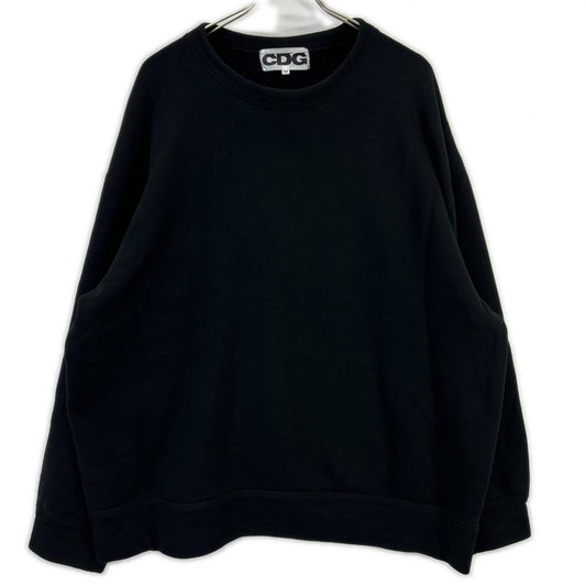 CDG Cotton Sweatshirt Black Size M
