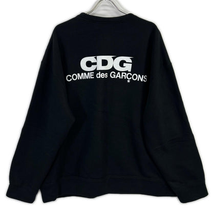 CDG Cotton Sweatshirt Black Size M