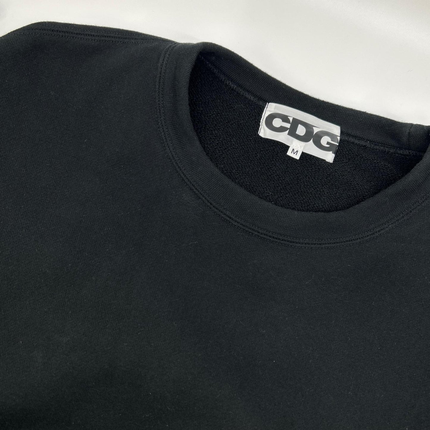 CDG Cotton Sweatshirt Black Size M