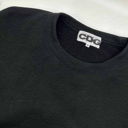 CDG Cotton Sweatshirt Black Size M