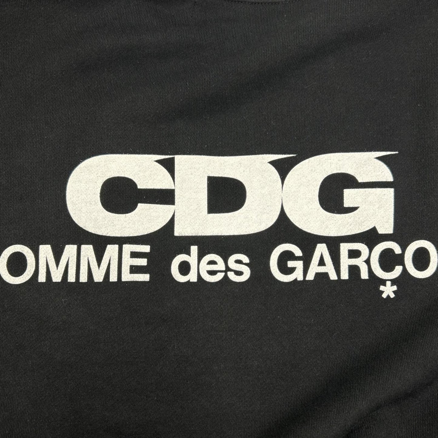 CDG Cotton Sweatshirt Black Size M