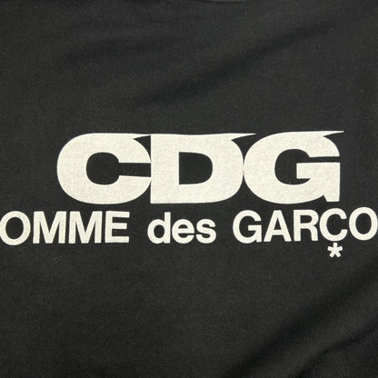 CDG Cotton Sweatshirt Black Size M