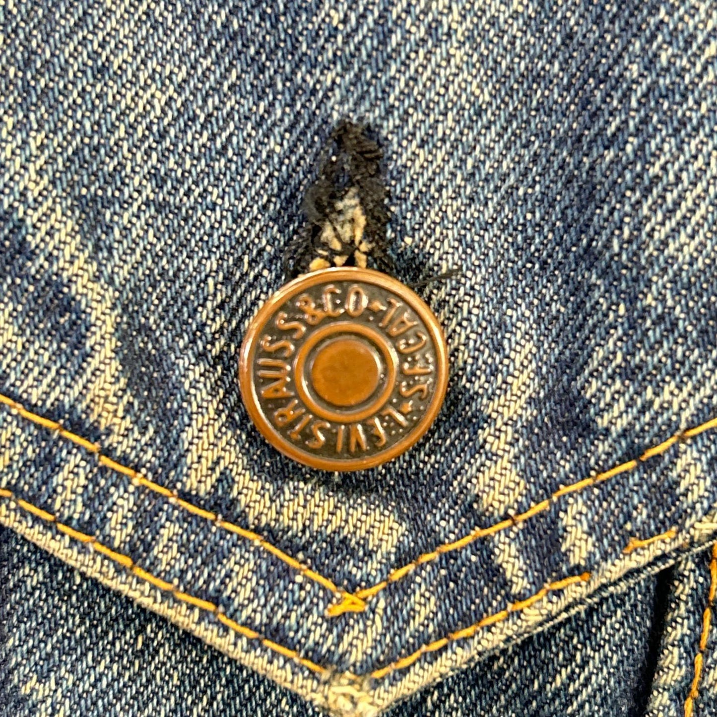 LEVI'S 60s Big E Uniform V Vintage Jacket Indigo