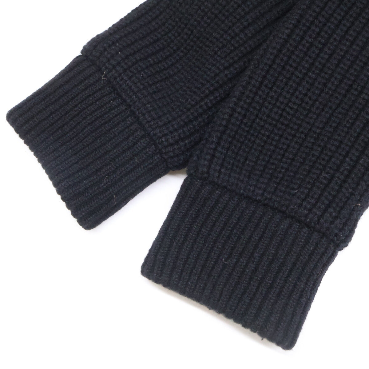 MOORER FOSCOLO-SHM Knit Nylon Hooded Jacket Black Size 44