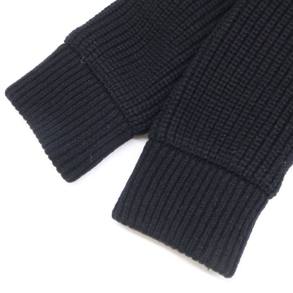 MOORER FOSCOLO-SHM Knit Nylon Hooded Jacket Black Size 44